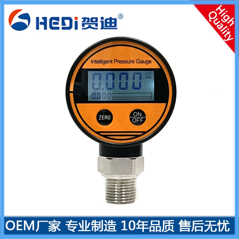 賀迪HD108B電池數字壓力表供電3.6＼9VDC 適用于計量?jì)x器 無(wú)電源的工業(yè)場(chǎng)合